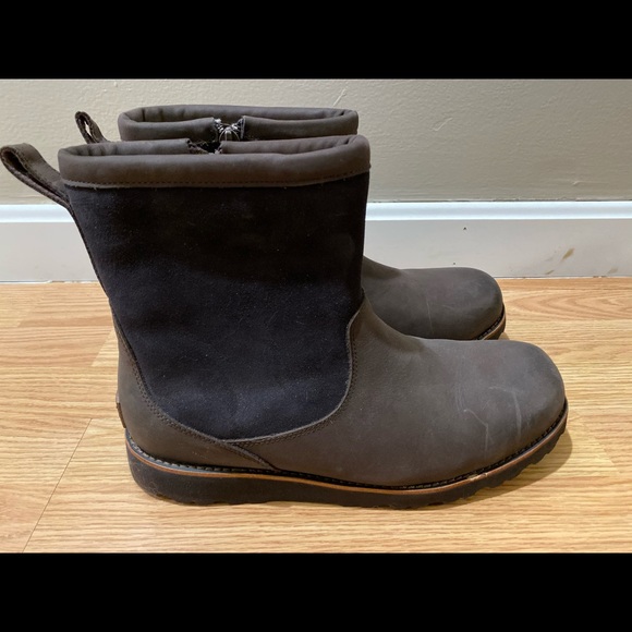 UGG Men’s Hendren TI Sherpa lined winter boots - Picture 3 of 7